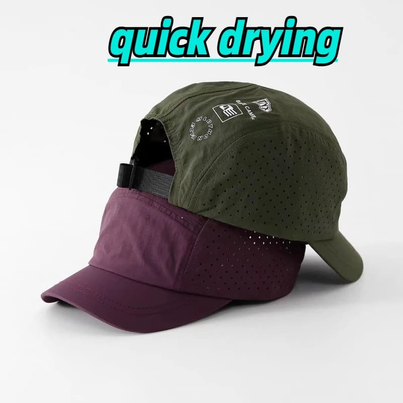Casquettes de Baseball d'été à 5 panneaux pour hommes et femmes, casquette de Camping en plein air, Protection solaire, chapeau de course à séchage rapide, chapeau de Golf respirant