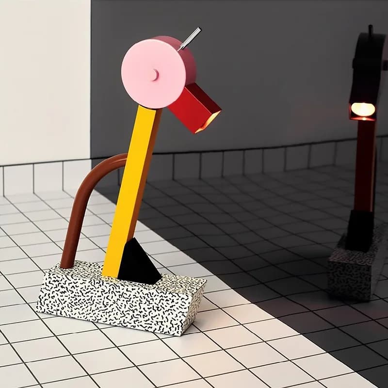 Lampe LED autoportante colorée, design nordique, luminaire décoratif d'intérieur, idéal pour un salon, une chambre d'enfant ou une maternelle