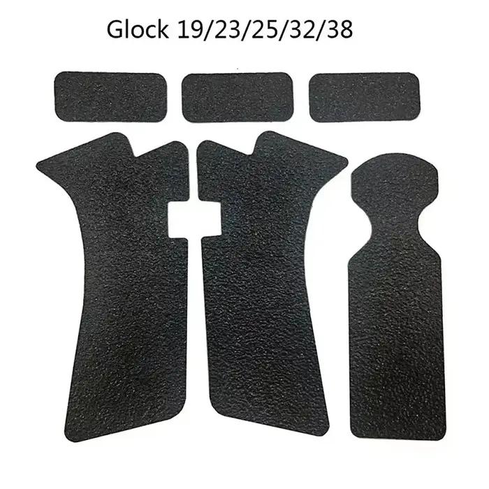 Gant antidérapant en caoutchouc texturé pour Glock G17 G19 G20 G21 G22 G25 26 G27 G33 43 G43X, acces