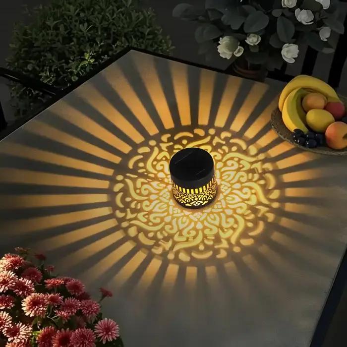 Lampe murale solaire d'extérieur en métal IP65, luminaire décoratif d'extérieur, idéal pour un jardi