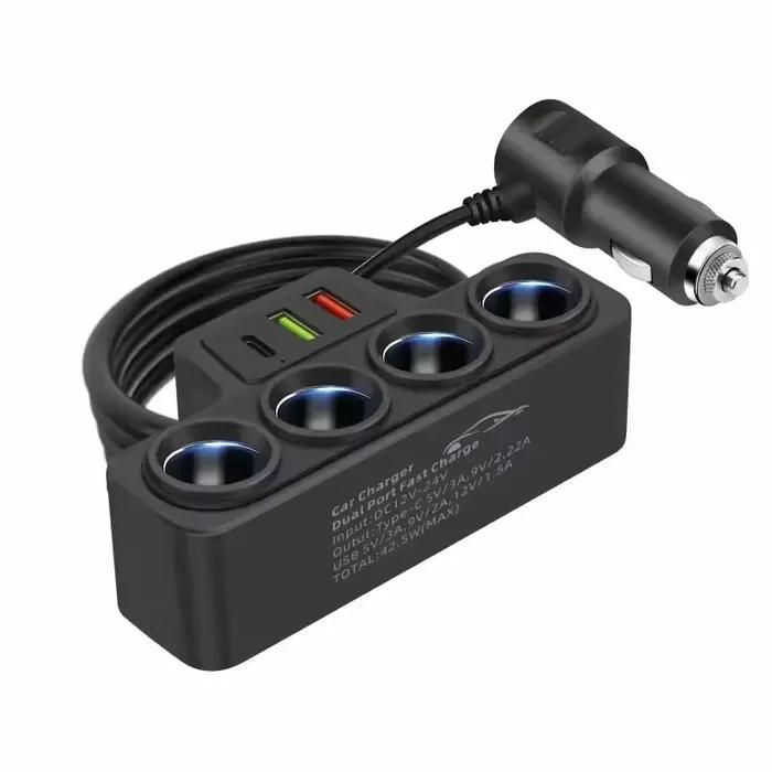 Chargeur multifonction USB/Type C 120W, charge rapide, peut charger plusieurs appareils au même temp