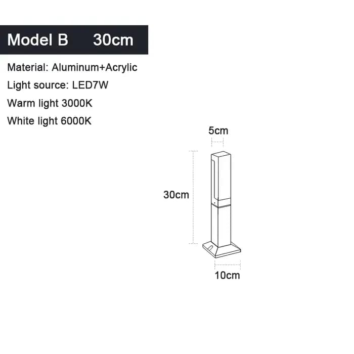 LED lampe à gazon paysage lumières pour la décoration de jardin IP65 étanche AC85-265V lumières de j