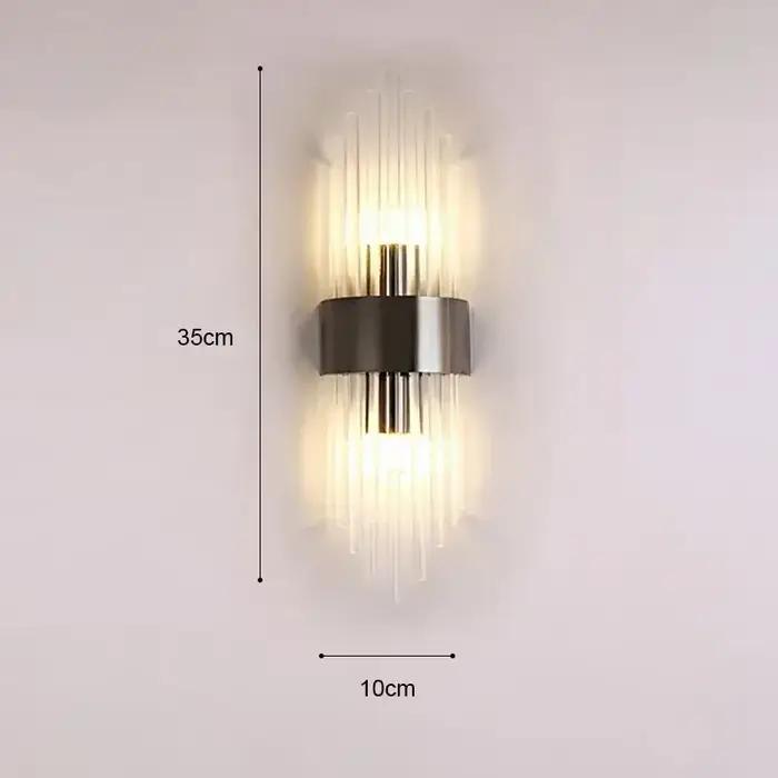 Applique murale de luxe moderne LED or applique murale éclairage intérieur applique murale décor à l