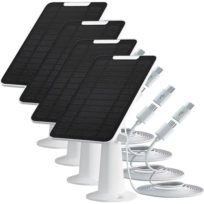 Panneau solaire étanche à haute efficacité pour caméra Eufycam S300/2/2 Pro/2C/2C Pro/C210/S330/S340/E340/E/E20/E40/L20/L40/S40 etc.