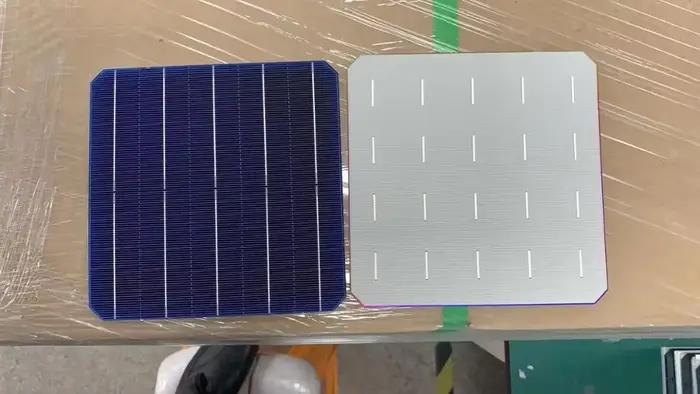 100 pièces 5.35W 0.5V 21.8% efficacité Grade A 156*156MM cellule solaire en silicium monocristallin photovoltaïque 6x6