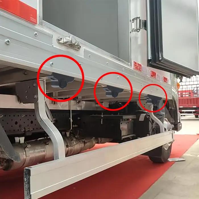 Capteurs de stationnement 4 Kit système d'alarme sonore camion Parktronic Radar de recul pour Van Rv camion remorque détecteur bip vocal