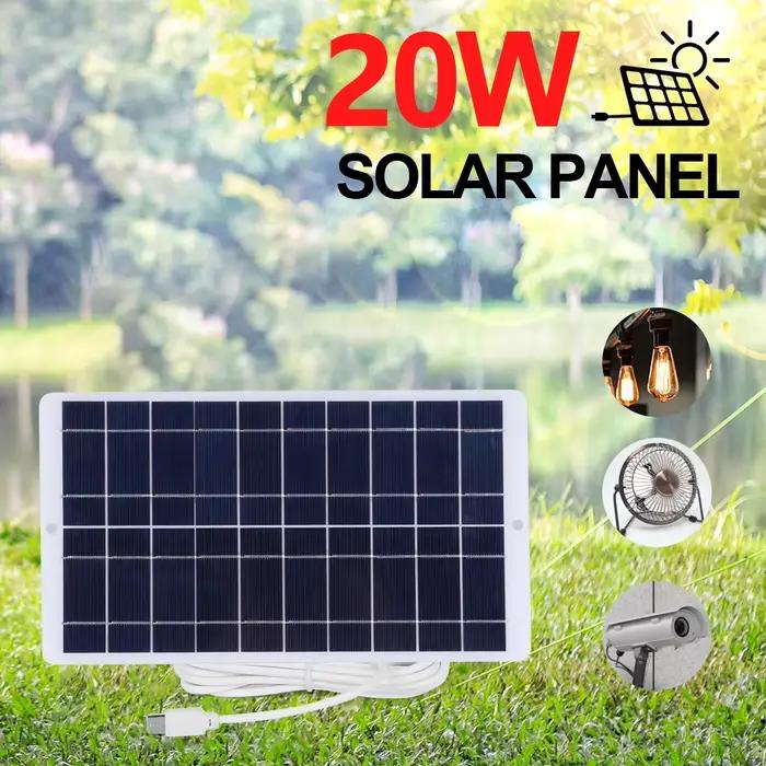 Chargeur de panneau solaire 20W/10W 5V