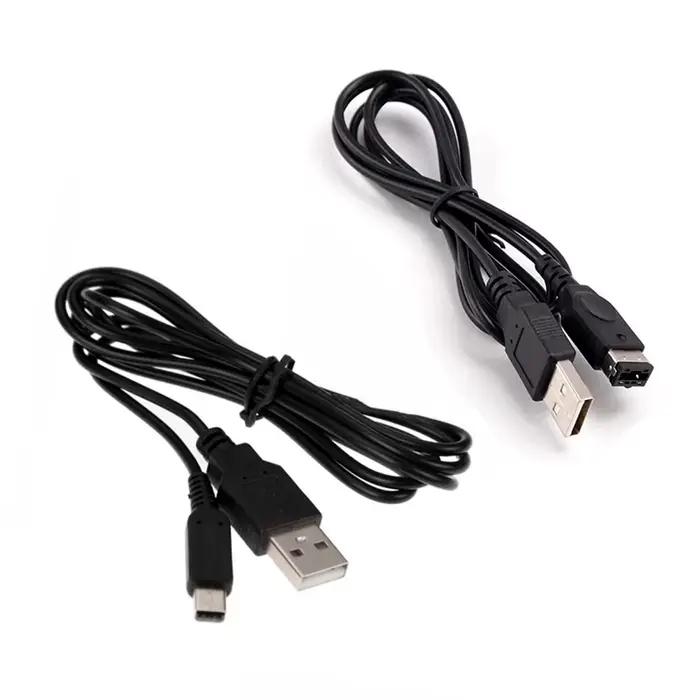 1/5/10 pièces chargeur de données USB câble d'alimentation cordon pour DS Lite DSL NDSL pour NDSi 3DS nouveau 3DS XL LL NDS GBA SP