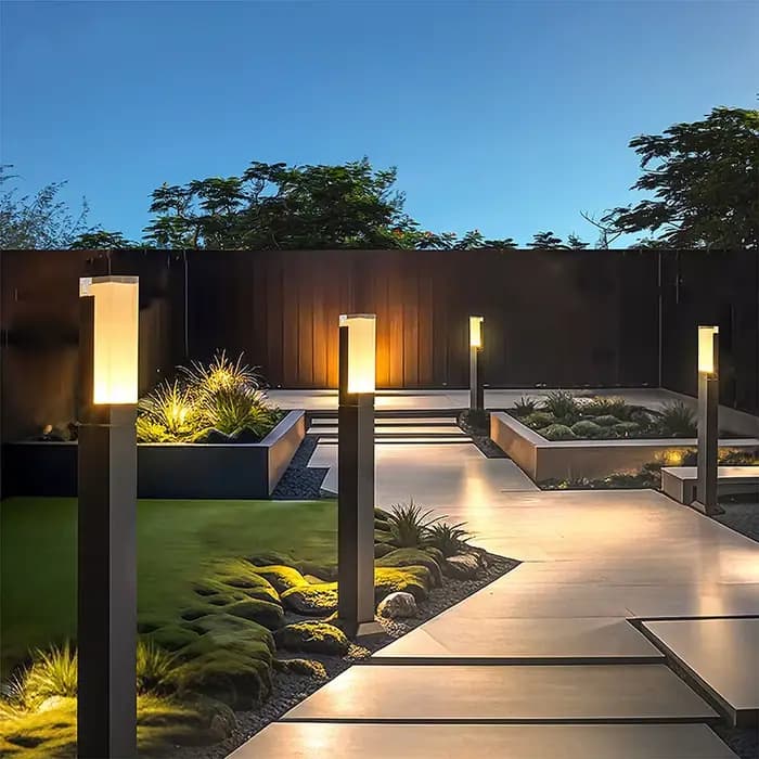 LED lampe à gazon paysage lumières pour la décoration de jardin IP65 étanche AC85-265V lumières de jardin éclairage extérieur pour maison de campagne