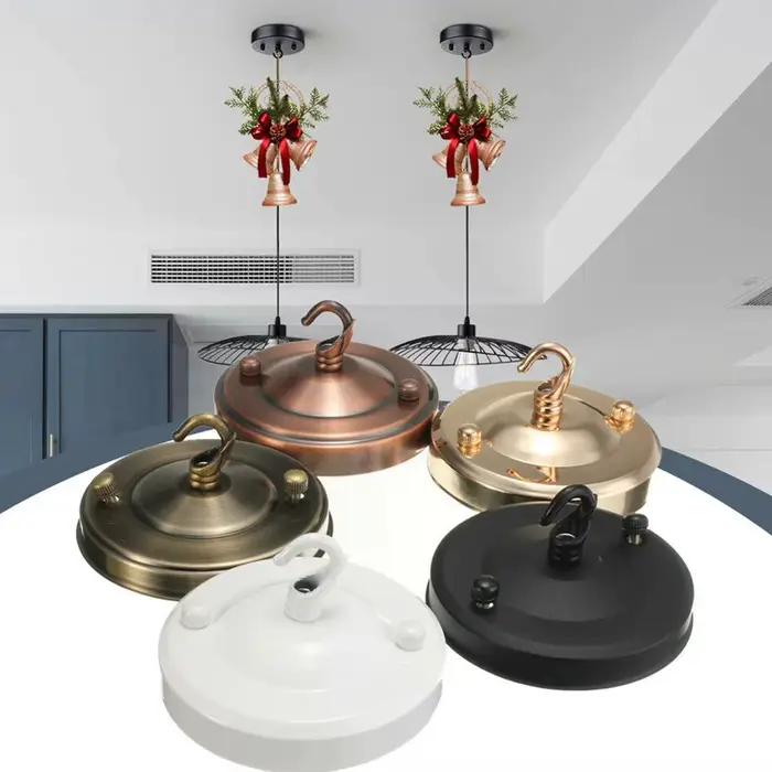 Support de plaque de plafond pour lampe suspendue, crochet de lanterne, luminaire de lustre, pièces de suspension, décoration de cintre