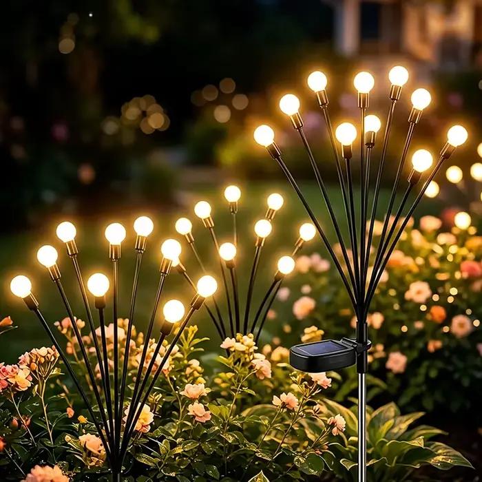 Lampes solaires LED extérieures Starburst Firefly