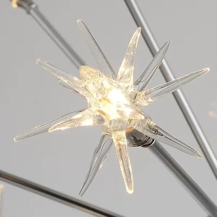 Nordique ciel étoile plafonniers lustres modernes pour salon lampe chaude romantique chambre lampe de chambre d'enfants Lustre luminaires
