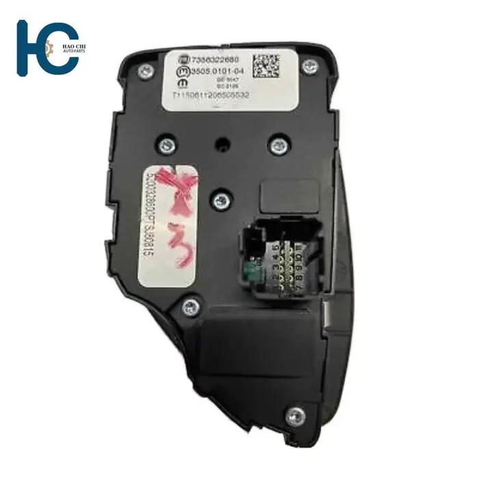 7356322680 Accessoires de voiture, interrupteur de commande de vitre électrique côté conduite pour Jeep Renegade 2014 2015 2016 2017