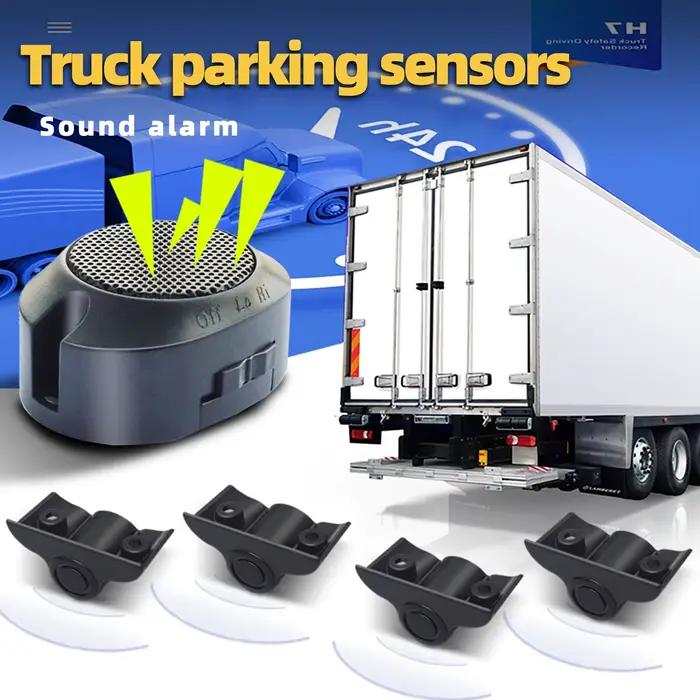 Capteurs de stationnement 4 Kit système d'alarme sonore camion Parktronic Radar de recul pour Van Rv camion remorque détecteur bip vocal
