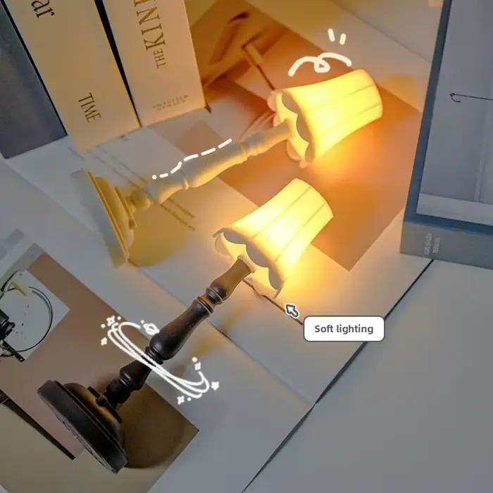 Veilleuse LED Vintage-lampe de Table de Style européen pour dortoir chambre chevet créatif ambiance décorative Figurine cadeau