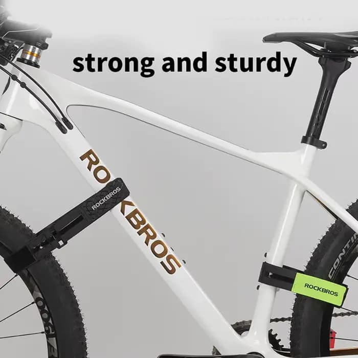 ROCKBROS – lot d'extérieur réglable, accessoire de rangement de bagages, sangle multifonctionnelle pratique, corde d'attache antidérapante Velcro pour vélo