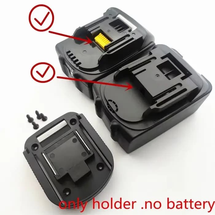 Support d'adaptateur pour batterie Li-ion Makita BL1830 BL1430, connecteur de montage d'alimentation pour outil, jouets RC, appareils électriques