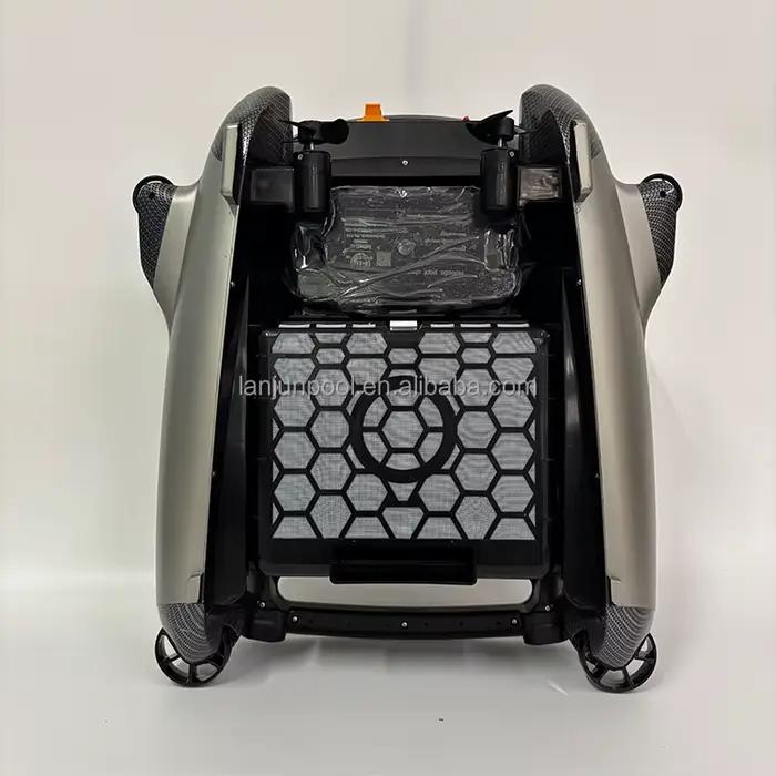Nettoyeur de piscine robotisé intelligent à énergie solaire avec fonction de charge automatique