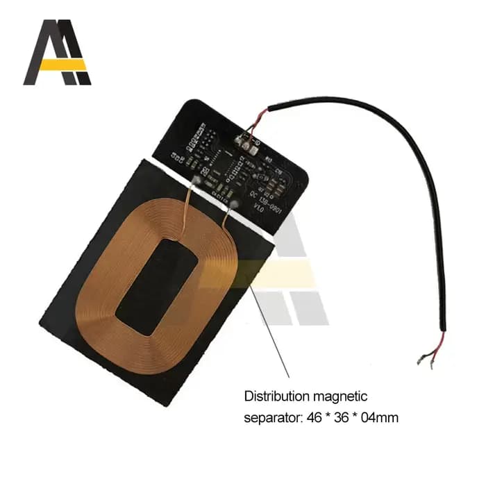 Module récepteur de chargeur sans fil TI Mini Standard amélioré 5V 3W 5W, carte PCBA de charge sans fil universelle