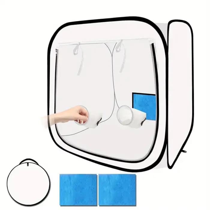 Cabine de peinture Portable avec plancher intégré, station de peinture pour meubles pliables, établi d'outil de peinture pour passionnés de bricolage