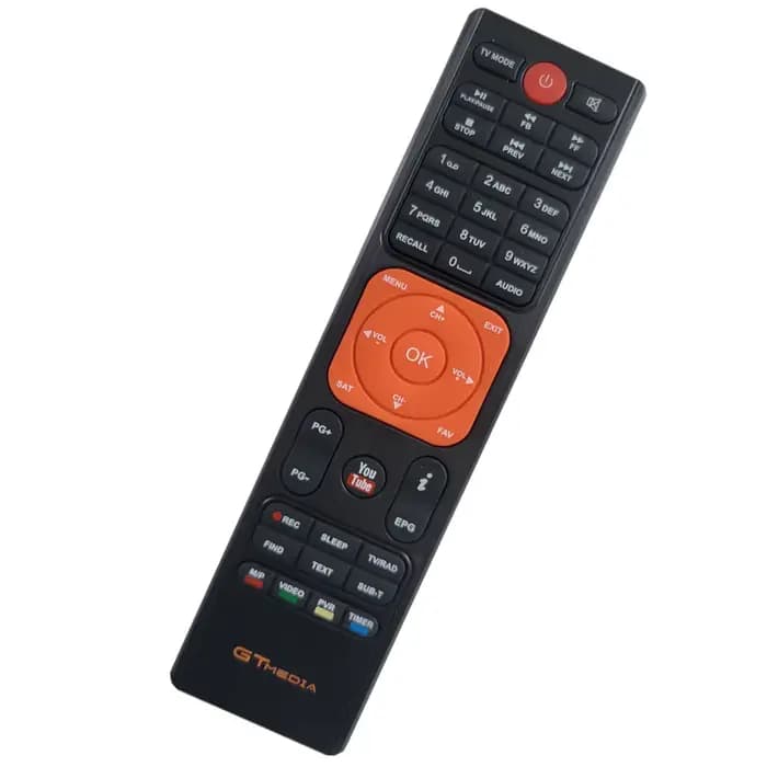 Télécommande pour GTmedia V7S S2X v7s v7 hd v7 plus v7 pro v7 V8X max v8 nova bleu UHD