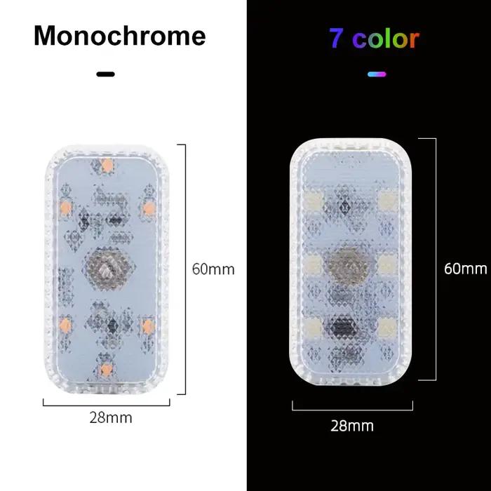 Mini lampe d'intérieur LED magnétique sans fil, tactile, pour toit automatique, plafond, lecture, coffre, boîte de rangement, chargement USB