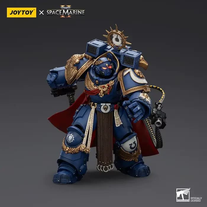 【Accessoires】Joytoy Warhammer1/18 Ultramarines Marneus Calgar, Maître du chapitre avec armure Gravis MkX et gants d'Ultramar