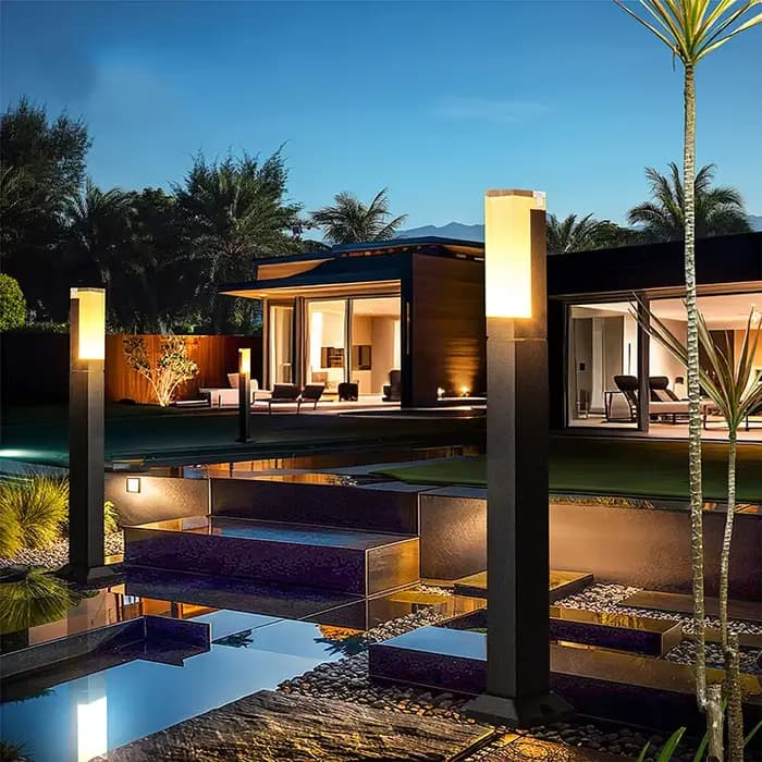 LED lampe à gazon paysage lumières pour la décoration de jardin IP65 étanche AC85-265V lumières de jardin éclairage extérieur pour maison de campagne