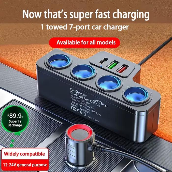 Chargeur multifonction USB/Type C 120W