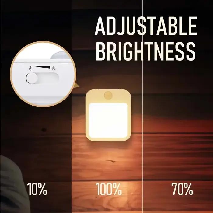 Veilleuse capteur de mouvement avec lumière LED prise ue lampes veilleuse pour enfants lampe de nuit sans fil pour Table de chevet chambre nuit