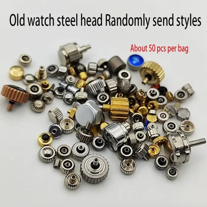 Accessoires de montre : Têtes de manivelle de styles variés, expédiées aléatoirement. Accessoires DIY faits à la main, accessoires mécaniques steampunk.