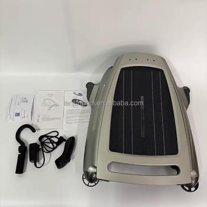 Nettoyeur de piscine robotisé intelligent à énergie solaire avec fonction de charge automatique