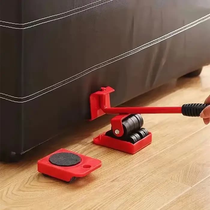 Ensemble de déplacement de meubles polyvalent – 2/4/5 rouleaux robustes pour un déplacement et un levage sans effort