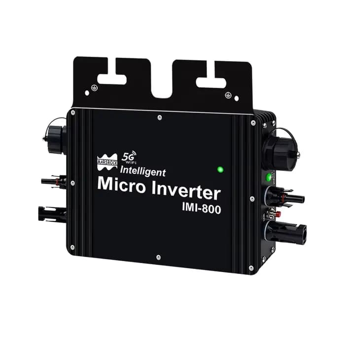 Micro onduleur solaire MPPT 800W, 22-50vdc, entrée de panneau solaire IP65, WiFi intégré pour réseau domestique 120VAC ou 230VAC