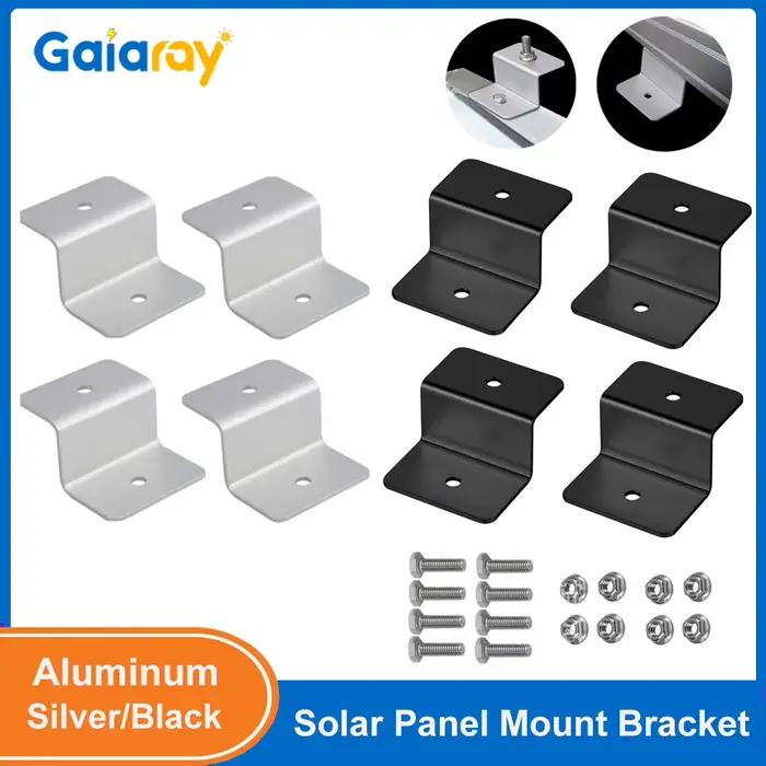 Kits de supports en aluminium pour panneaux solaires