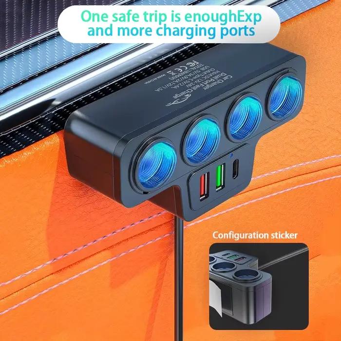 Chargeur multifonction USB/Type C 120W