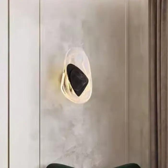 Lampe murale de luxe en forme d'herbe pour chambre à coucher, décoration de chevet, éclairage mural moderne pour salon, lumière LED créative pour intérieur