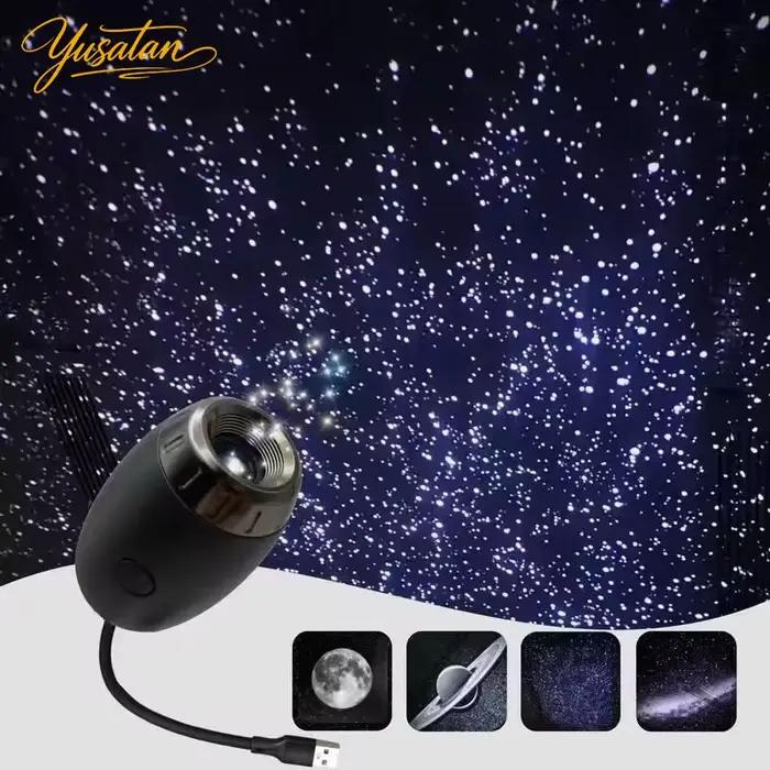 Projecteur LED romantique ciel étoilé, lampe USB pour voiture, plafond, décoration de fête, plug and play