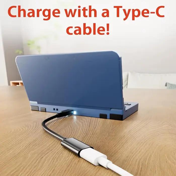 Pour NDSI 3DS 2DS XL/LL nouveau 3DSXL/3DSLL 2dsxl 2dsll ligne d'alimentation USB C câble de chargeur fil Type C