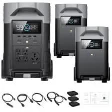 Nouvelle station d'alimentation portable E-CO //FLO/W RIVER 2, 256Wh, prises AC, générateur solaire