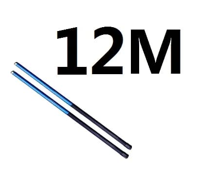 Mâts télescopiques d'extension d'antenne, mât de bain, 12m, 39 pieds