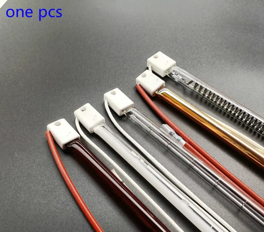 Tube chauffant infrarouge en fibre de carbone, tube chauffant infrarouge lointain, utilisé pour la l