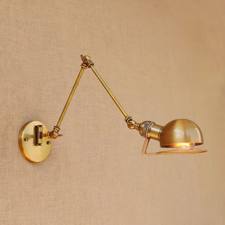 Applique murale rétro avec bras Long pivotant à gauche et à droite, Style Loft, Style Vintage, régla