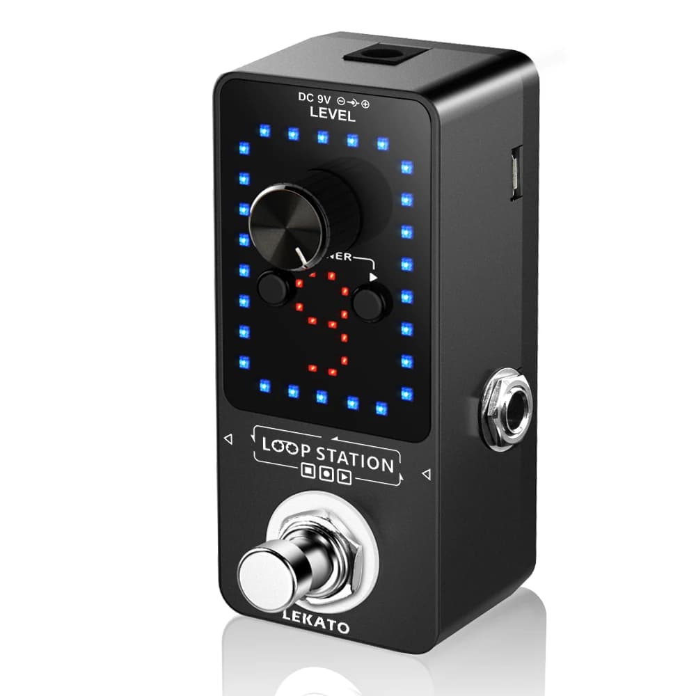 Lekato guitare Looper pédales 9 boucles 40 Minutes enregistrement guitare pédale Instruments de musi
