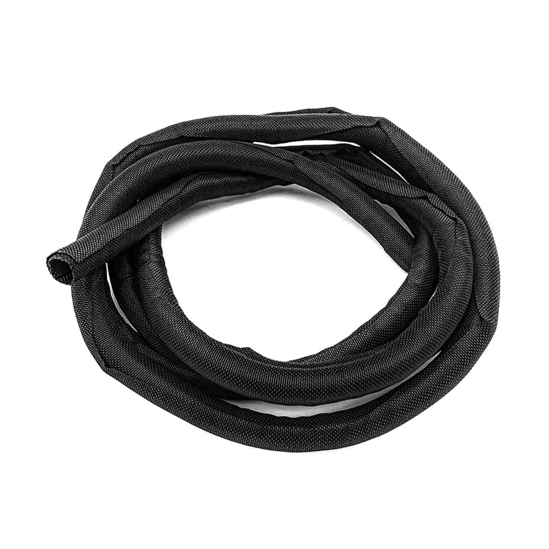 Manchon de câble à fermeture automatique, tressé en PET, extensible, gestion de ligne automatique, s