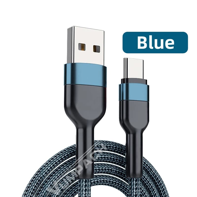 Câble de charge rapide pour Samsung S21, Xiaomi Vivio, iPhone 16, 15, Huawei, cordon de charge de ty
