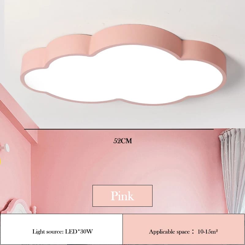 Lampe suspendue en forme de nuage de dessin animé, design italien, pour salle de classe de maternell