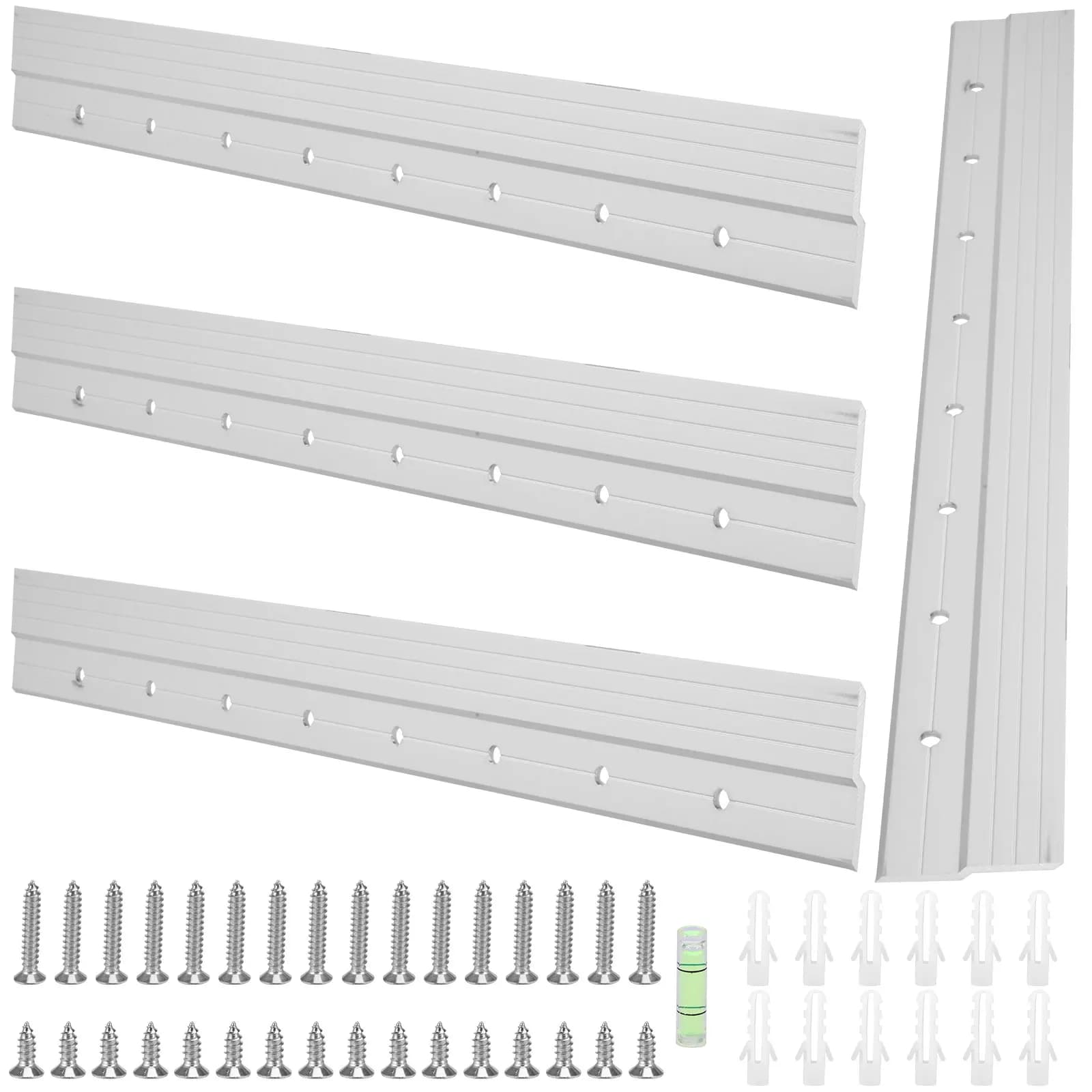 Cintre à taquets français 18 pouces, Clip Z, matériel de suspension pour miroir, supports de montage