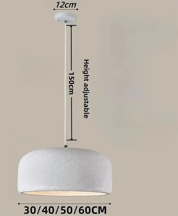 Bar nordique Wabi Sabi E27 pendentif LED lampe Loft minimalisme pendentif LED lampe cordon suspensio