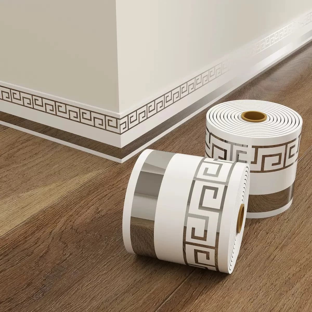 Plinthe murale autocollante en PVC imperméable 500cm*10cm
